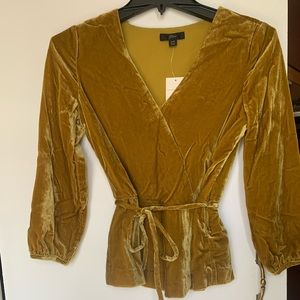 J Crew peplum blouse